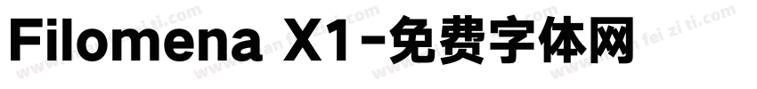 Filomena X1字体转换
